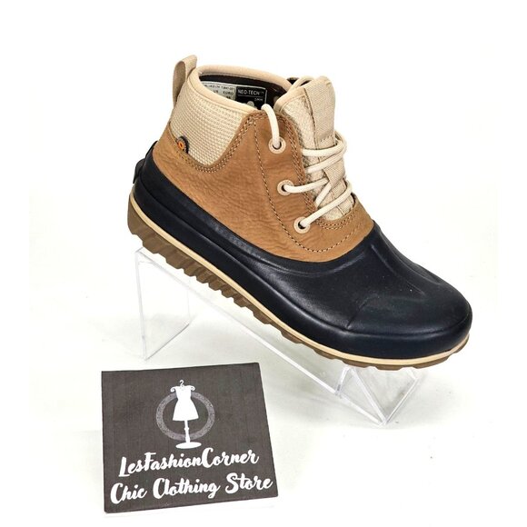 BOGS Women's Taupe Multi Lace Leather Classic Casual Tall Boot Snow Size 7 1839 - Picture 12 of 16